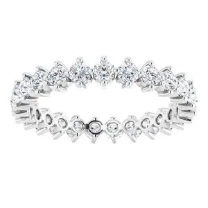 Rings WB Choice Jewelry 14K White 1 38 CTW Diamond Eternity Band 123487600052PSTWBC Rings WB Choice Jewelry 14K White 1 38 CTW Diamond Eternity Band 123487600052PSTWBC