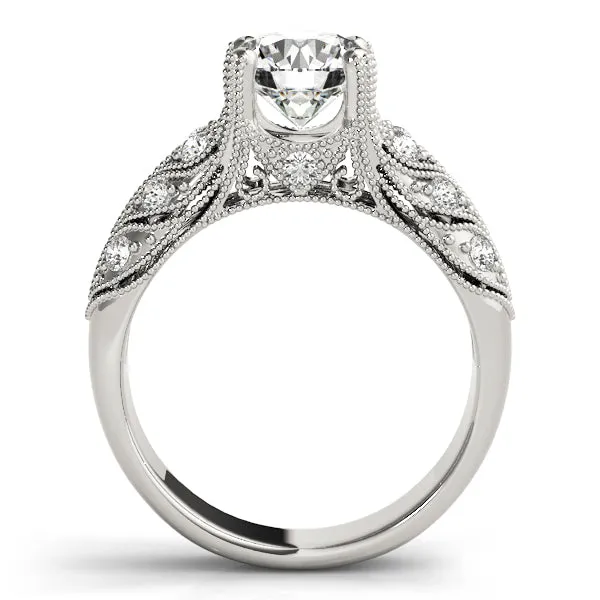 Vintage Diamond Engagement Ring Overnight Mountings Bridal Rings