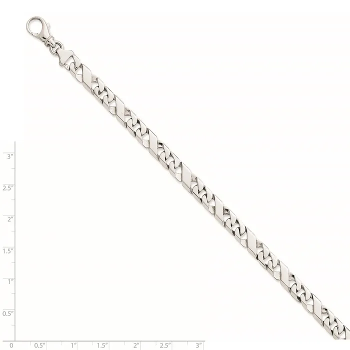 WB Choice Jewelry Necklaces 14K White Gold 67mm HandPolished Fancy Link ChainWBCWLK16522 WB Choice Jewelry Necklaces 14K White Gold 67mm HandPolished Fancy Link ChainWBCWLK16522
