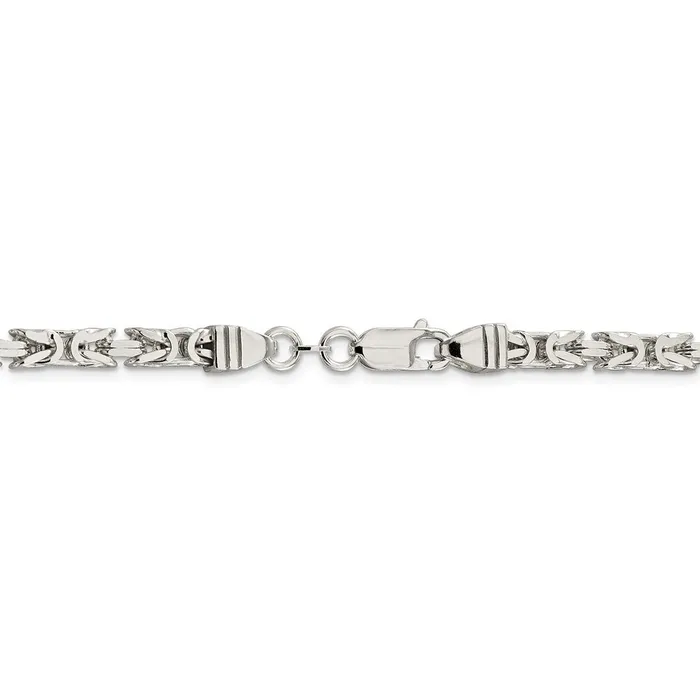 WB Choice Jewelry Rings Sterling Silver 425mm Byzantine ChainWBCQBZ10028 WB Choice Jewelry Rings Sterling Silver 425mm Byzantine ChainWBCQBZ10028