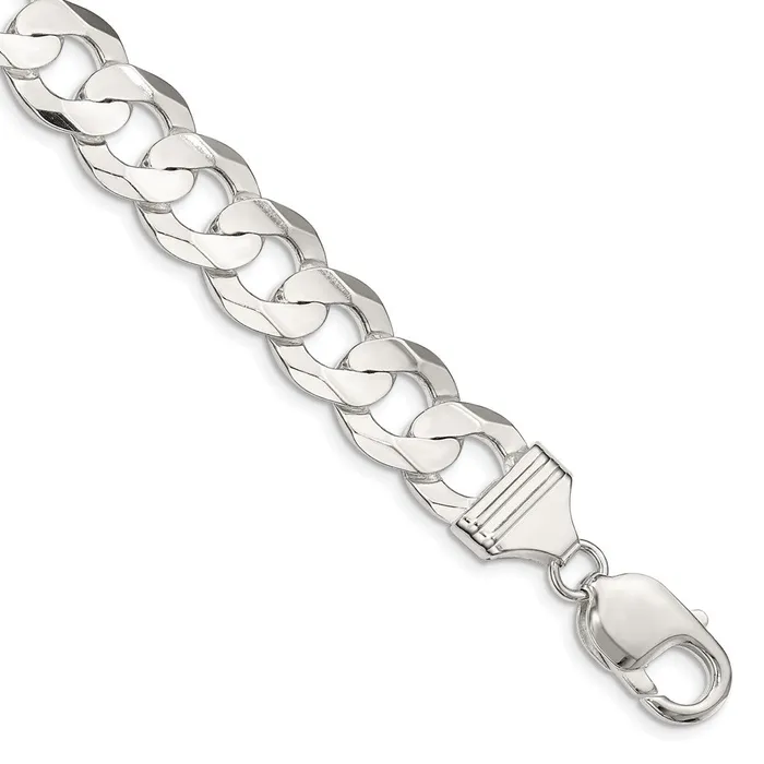 WB Choice Jewelry Sterling Silver 119mm Concave Beveled Curb ChainWBCQCBC3007 Rings WB Choice Jewelry Sterling Silver 119mm Concave Beveled Curb ChainWBCQCBC3007 Rings