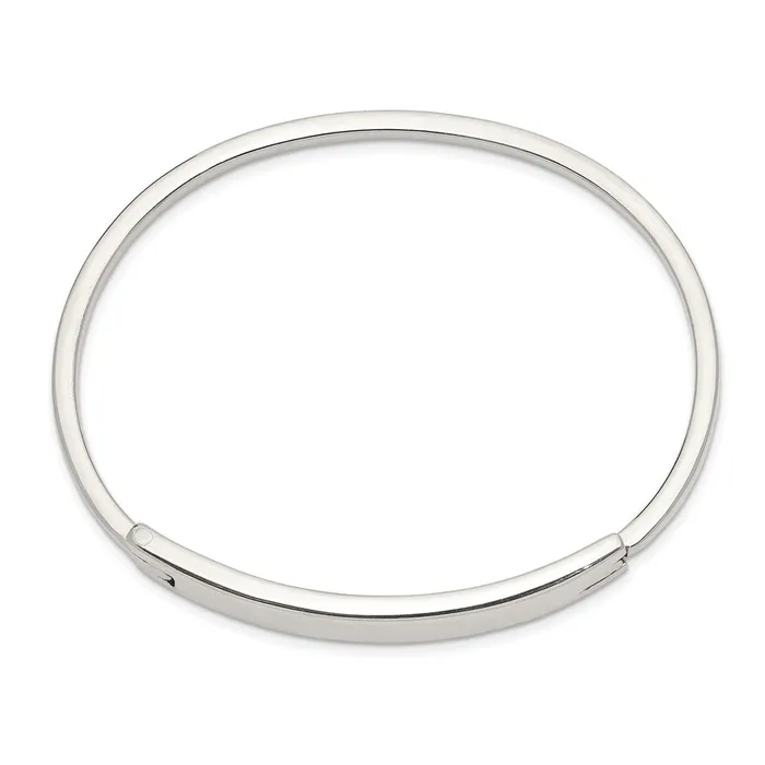 WB Choice Jewelry Sterling Silver ID Hinged BangleWBCQB907 Rings WB Choice Jewelry Sterling Silver ID Hinged BangleWBCQB907 Rings