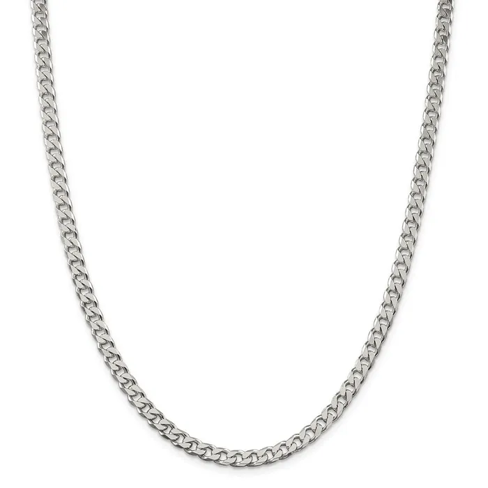 WB Choice Jewelry Sterling Silver Polished 5mm Curb ChainWBCQFC14722 Rings WB Choice Jewelry Sterling Silver Polished 5mm Curb ChainWBCQFC14722 Rings