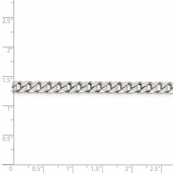 WB Choice Jewelry Sterling Silver Polished 5mm Curb ChainWBCQFC14722 Rings WB Choice Jewelry Sterling Silver Polished 5mm Curb ChainWBCQFC14722 Rings