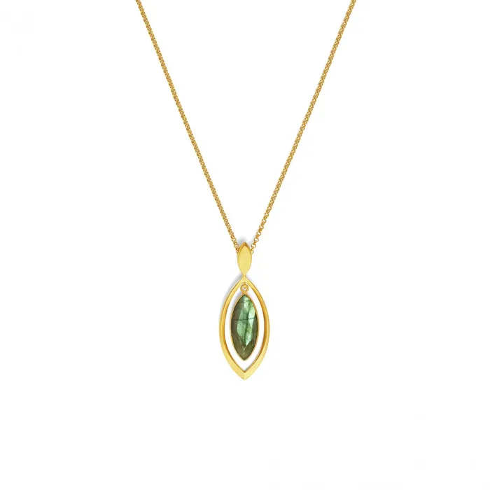 Bernd Wolf Marquisa Labradorite Necklace Necklaces