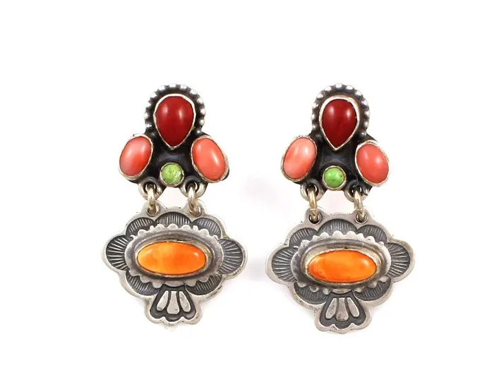 Earrings Don Lucas Multi Stone Earrings