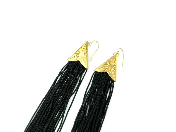 Earrings lordviolet GLEAM Long Tassel Earrings