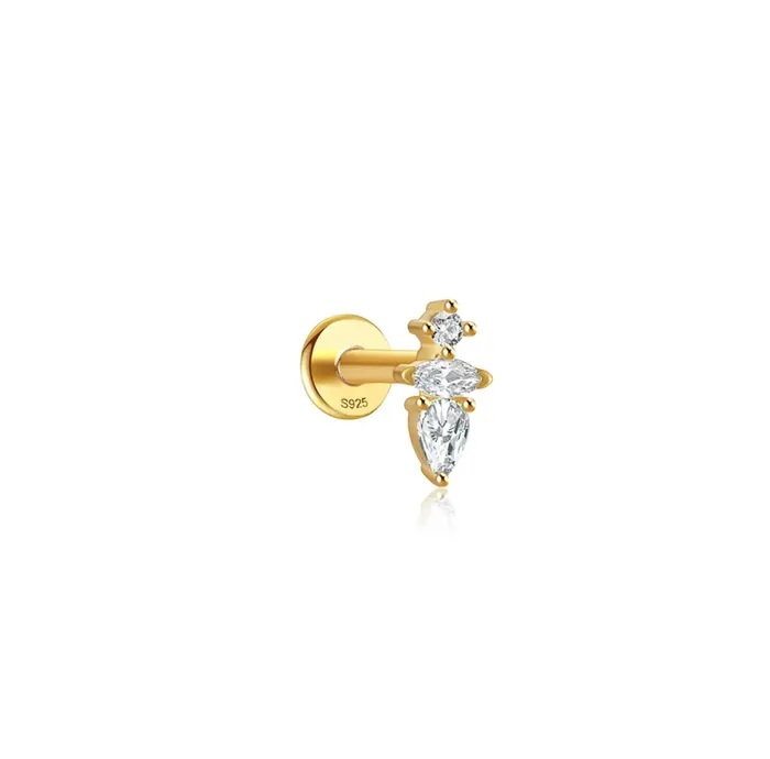 Egypt Earrings Hazel Flatback Earring