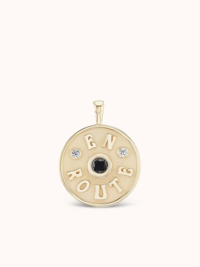 Marlo Laz Necklaces Medium En Route Necklace Black Diamond Marlo Laz Necklaces Medium En Route Necklace Black Diamond