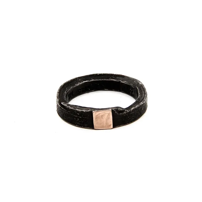 Rings Tuffa Cast Oxidized Ring Shane Hendren