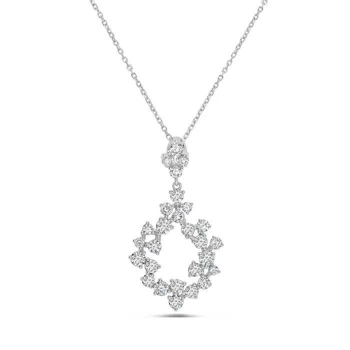 14kt White Gold 122cttw Diamond Open Pendant Independent Jewellers Rings 14kt White Gold 122cttw Diamond Open Pendant Independent Jewellers Rings