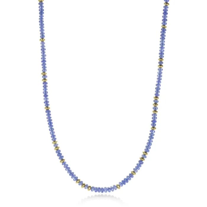 Barbara Heinrich Necklaces Blue Sapphire Rondelle Necklace