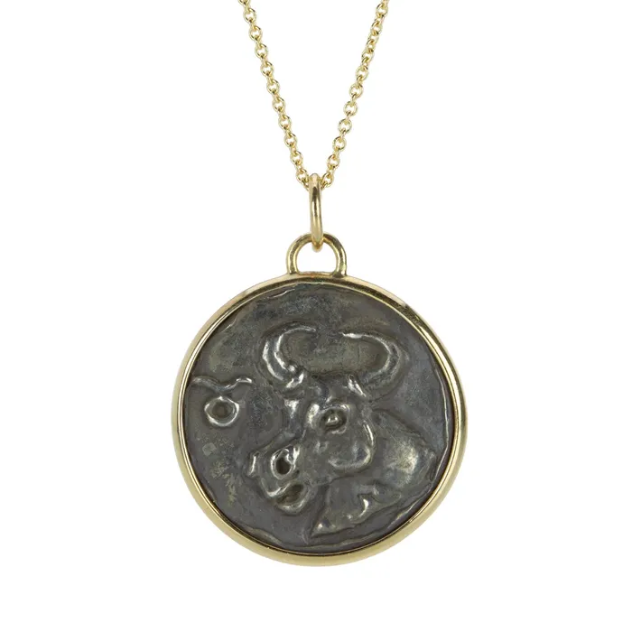 Charm Necklaces Alexis Kletjian Taurus Zodiac Charm Charm Only
