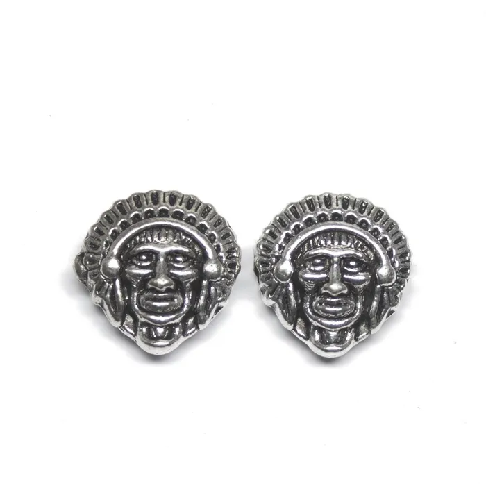 Charm Necklaces Beads Supplies USA 8 Red Indian Spacer Bead Silver Tone Mask Charm Charm Necklaces Beads Supplies USA 8 Red Indian Spacer Bead Silver Tone Mask Charm