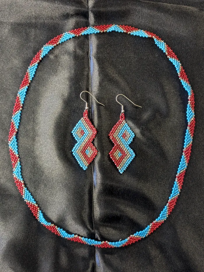 Dani Levi Necklaces Beaded Necklace and Earrings