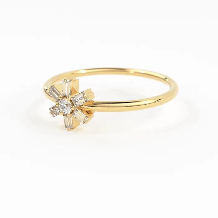 Jalvi Co Diamond Ring 14k Gold Baguette Diamond Flower Ring Minimalist Promise Ring Birthday Gift For Her Rose Gold White Gold Rings Jalvi Co Diamond Ring 14k Gold Baguette Diamond Flower Ring Minimalist Promise Ring Birthday Gift For Her Rose Gold White Gold Rings