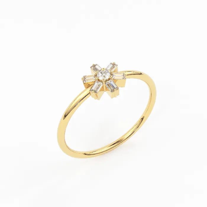 Jalvi Co Diamond Ring 14k Gold Baguette Diamond Flower Ring Minimalist Promise Ring Birthday Gift For Her Rose Gold White Gold Rings Jalvi Co Diamond Ring 14k Gold Baguette Diamond Flower Ring Minimalist Promise Ring Birthday Gift For Her Rose Gold White Gold Rings