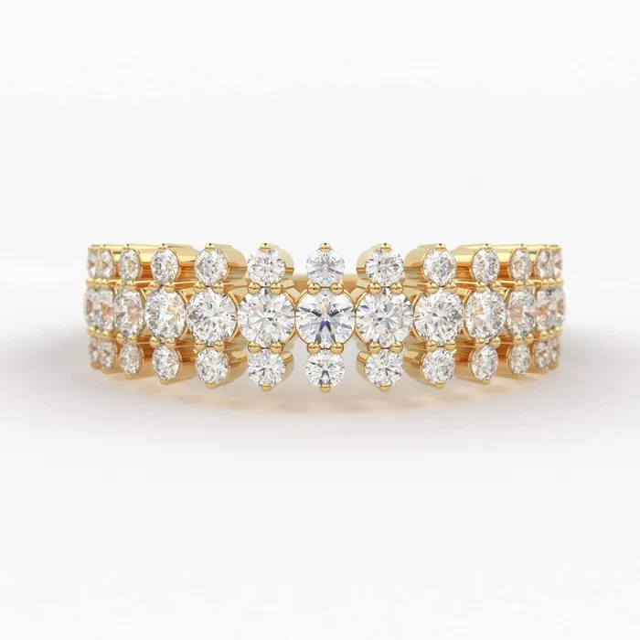 Jalvi Co Rings Diamond Anniversary Ring 070 ctw 14k Gold Half Eternity Round Brilliant Diamond Spike Ring Diamond Wedding Band Statement Spike Ring Jalvi Co Rings Diamond Anniversary Ring 070 ctw 14k Gold Half Eternity Round Brilliant Diamond Spike Ring Diamond Wedding Band Statement Spike Ring
