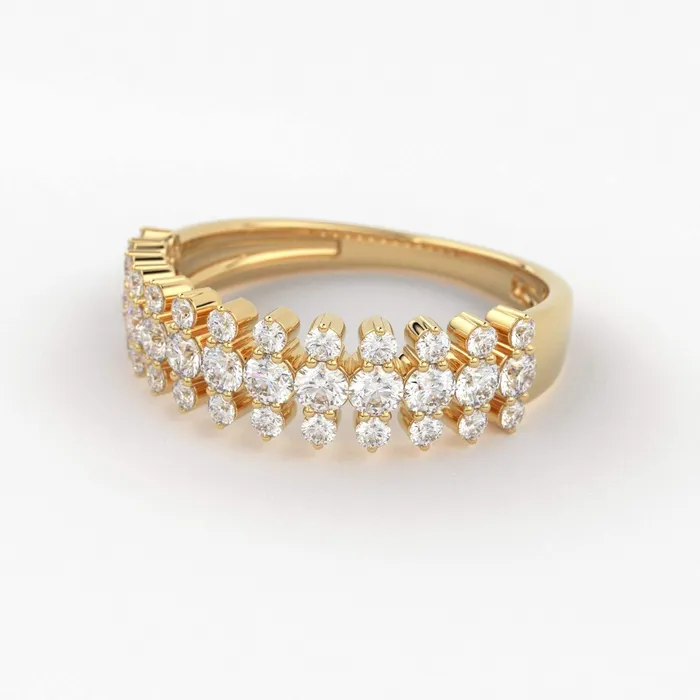 Jalvi Co Rings Diamond Anniversary Ring 070 ctw 14k Gold Half Eternity Round Brilliant Diamond Spike Ring Diamond Wedding Band Statement Spike Ring Jalvi Co Rings Diamond Anniversary Ring 070 ctw 14k Gold Half Eternity Round Brilliant Diamond Spike Ring Diamond Wedding Band Statement Spike Ring