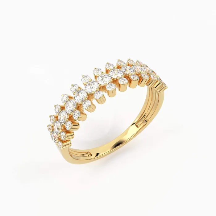 Jalvi Co Rings Diamond Anniversary Ring 070 ctw 14k Gold Half Eternity Round Brilliant Diamond Spike Ring Diamond Wedding Band Statement Spike Ring Jalvi Co Rings Diamond Anniversary Ring 070 ctw 14k Gold Half Eternity Round Brilliant Diamond Spike Ring Diamond Wedding Band Statement Spike Ring