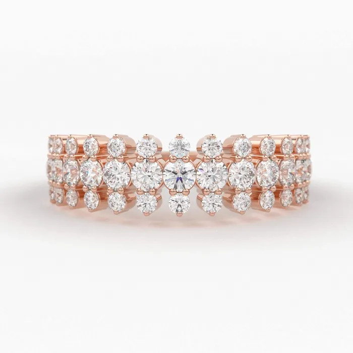 Jalvi Co Rings Diamond Anniversary Ring 070 ctw 14k Gold Half Eternity Round Brilliant Diamond Spike Ring Diamond Wedding Band Statement Spike Ring Jalvi Co Rings Diamond Anniversary Ring 070 ctw 14k Gold Half Eternity Round Brilliant Diamond Spike Ring Diamond Wedding Band Statement Spike Ring