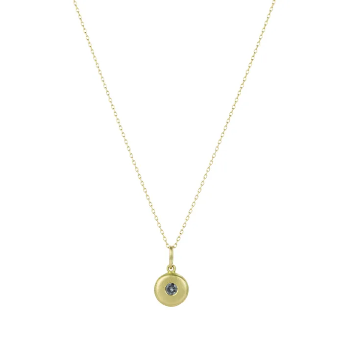 Marian Maurer Necklaces 18k Gray Sapphire City Pendant Necklace Marian Maurer Necklaces 18k Gray Sapphire City Pendant Necklace
