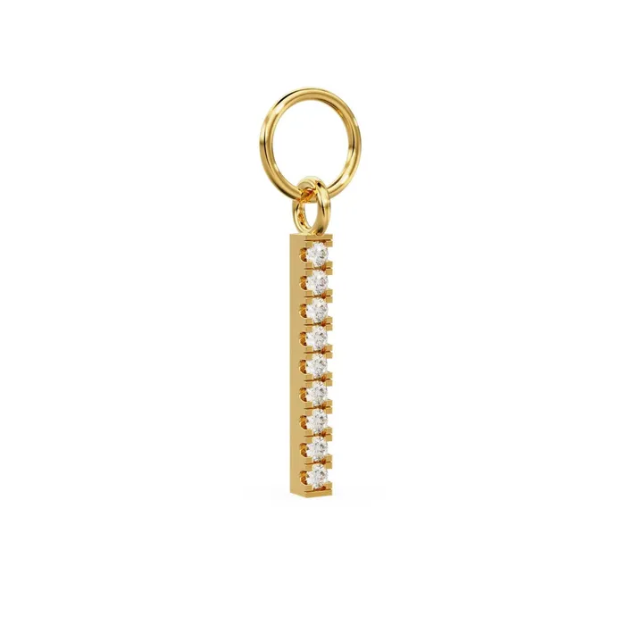 PreStyled Sets Jalvi Co 9 Stone Diamond Bar Charm Pendant 14k 18k Solid Gold Pendant Diamond Gold Pendant Diamond Charm 24mm Length PreStyled Sets Jalvi Co 9 Stone Diamond Bar Charm Pendant 14k 18k Solid Gold Pendant Diamond Gold Pendant Diamond Charm 24mm Length