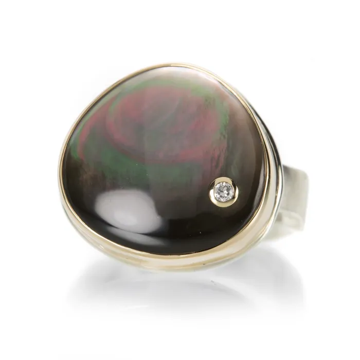 Rings Jamie Joseph Black Mother of Pearl Ring