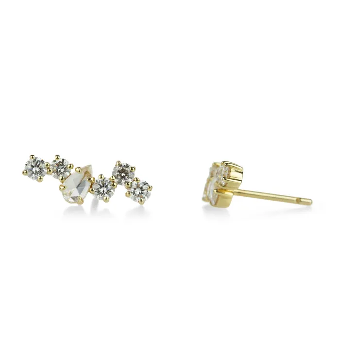Sethi Couture Earrings Estelle White Diamond Earrings Sethi Couture Earrings Estelle White Diamond Earrings
