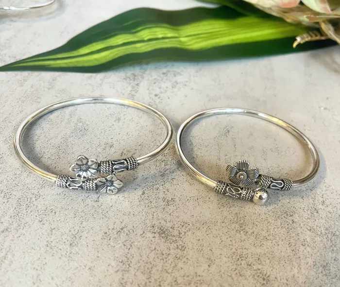 Sterling Silver Criss Cross Bangle Cuffs SophiaRene Boutique Rings
