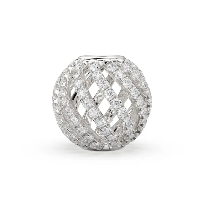 Twisted Spiral Caged14k 18k Solid Gold Spacer Finding Bead Diamond Spacer Diamond Finding Solid Gold Bead 10mm Jalvi Co PreStyled Sets Twisted Spiral Caged14k 18k Solid Gold Spacer Finding Bead Diamond Spacer Diamond Finding Solid Gold Bead 10mm Jalvi Co PreStyled Sets
