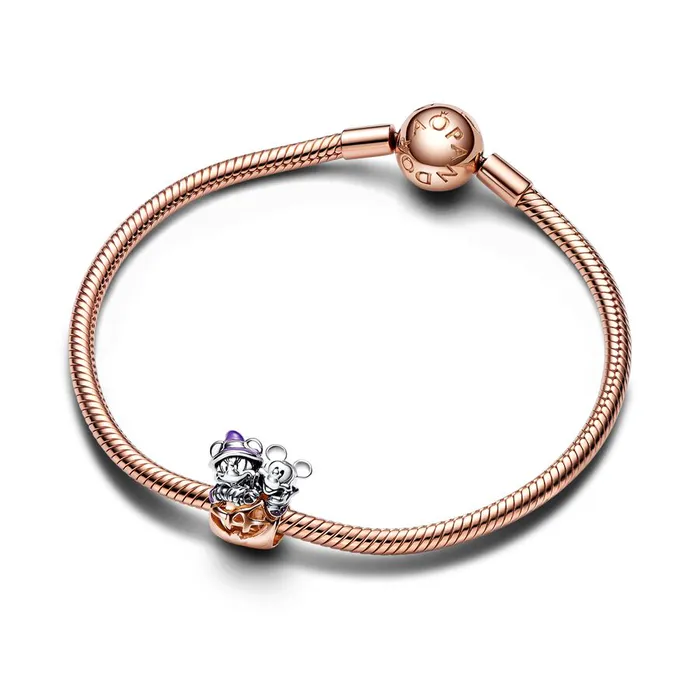 Disney Mickey Mouse Minnie Mouse Halloween Pumpkin Charm Pandora Charm Necklaces Disney Mickey Mouse Minnie Mouse Halloween Pumpkin Charm Pandora Charm Necklaces