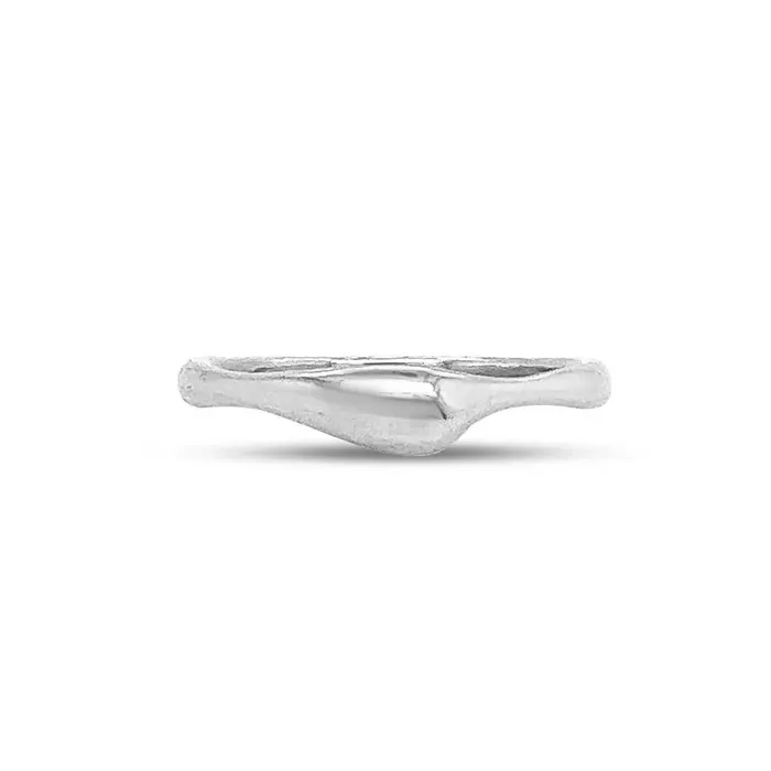 Emily Amey Jewelry Rings Single Nestle Stacker band in Sterling Silver