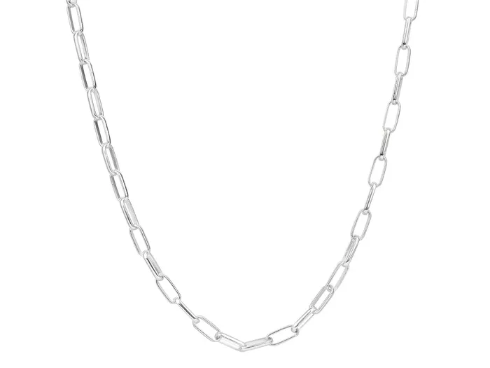 GURHAN Mens Sterling Silver Link Short Necklace Rounded Oval Links GG SILVER NEW Necklaces GURHAN Mens Sterling Silver Link Short Necklace Rounded Oval Links GG SILVER NEW Necklaces