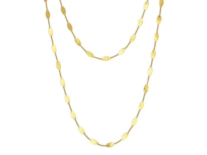 GURHAN Willow Gold All Around Long Necklace Small Flakes with No Stone GG GOLD TRAD Necklaces GURHAN Willow Gold All Around Long Necklace Small Flakes with No Stone GG GOLD TRAD Necklaces