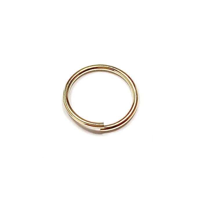 Hoops By Hand Rings Solid Gold Nose Ring Hoop 14K 10K 18K 24K