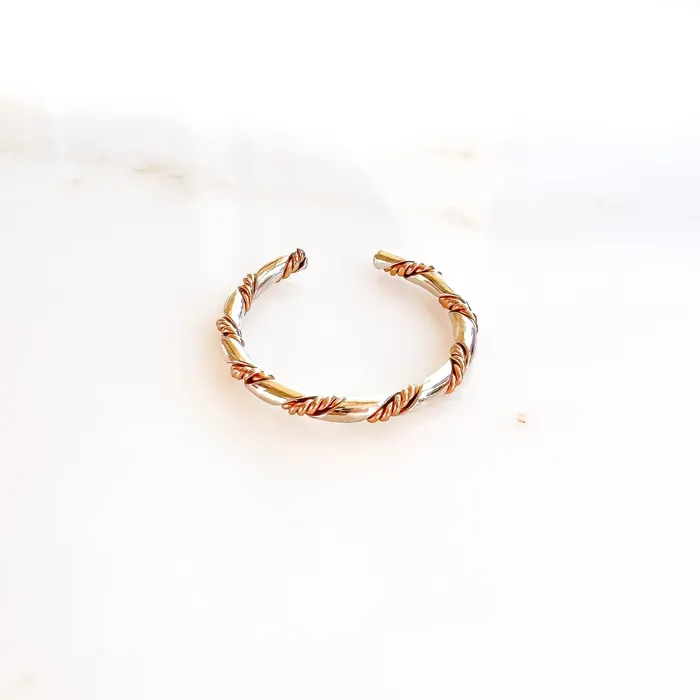 Hoops By Hand Rings Twisted Toe Ring Sterling Silver 14K Gold Filled