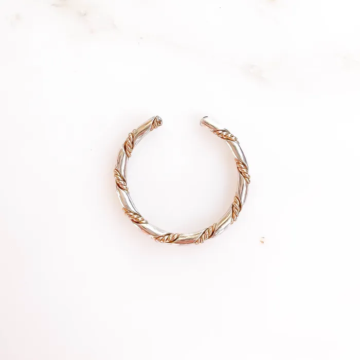 Hoops By Hand Rings Twisted Toe Ring Sterling Silver 14K Gold Filled