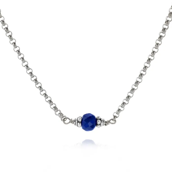 Necklaces Elisa Ilana Lapis Petite Necklace Necklaces Elisa Ilana Lapis Petite Necklace