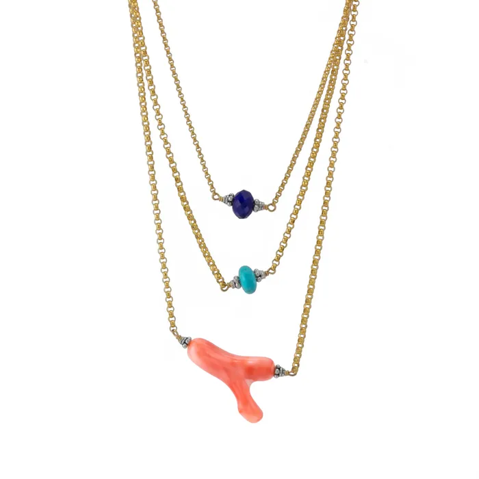 Necklaces Elisa Ilana Lapis Petite Necklace Necklaces Elisa Ilana Lapis Petite Necklace