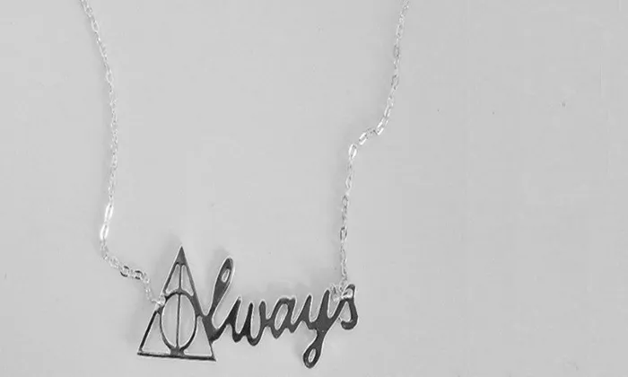 Necklaces Hallow Sign Always Letter Triangle Pendant Necklace sparklingselections Necklaces Hallow Sign Always Letter Triangle Pendant Necklace sparklingselections