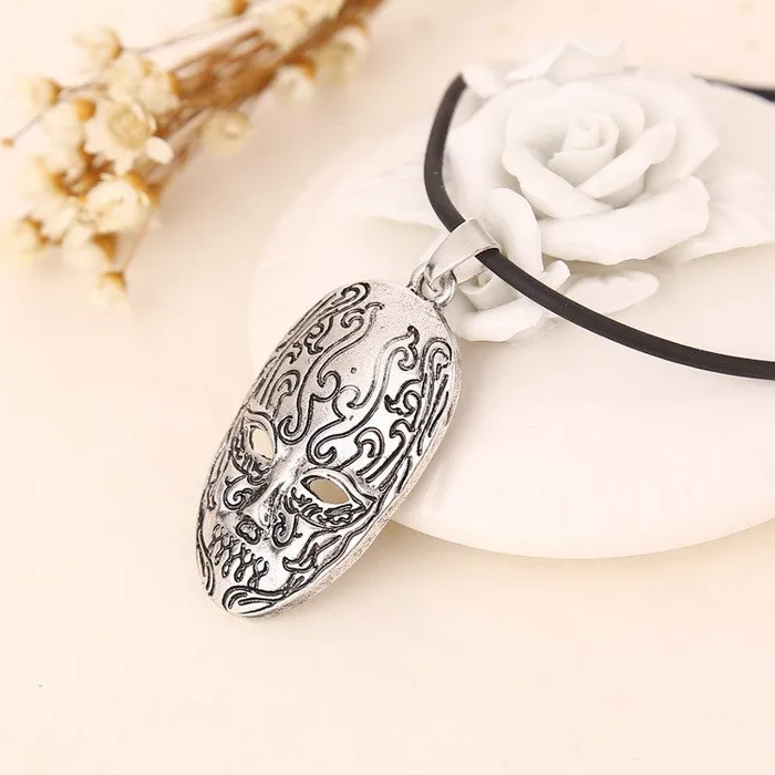 Necklaces sparklingselections Death Eater Mask Knights of Walpurgis Vintage Pendant Necklace Necklaces sparklingselections Death Eater Mask Knights of Walpurgis Vintage Pendant Necklace