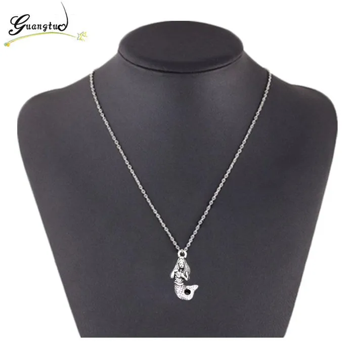 Necklaces sparklingselections Mermaid Collares Fashion Pendant Necklace For Women Necklaces sparklingselections Mermaid Collares Fashion Pendant Necklace For Women