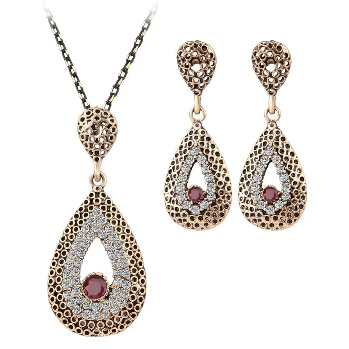 Necklaces sparklingselections Women Crystal Water Drop Necklace Earring Jewelry Sets Necklaces sparklingselections Women Crystal Water Drop Necklace Earring Jewelry Sets
