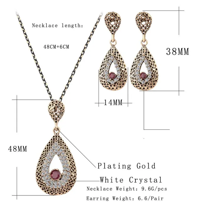 Necklaces sparklingselections Women Crystal Water Drop Necklace Earring Jewelry Sets Necklaces sparklingselections Women Crystal Water Drop Necklace Earring Jewelry Sets