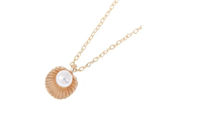 New Stylish Pearl Jewelry Shell Pendant Statement Necklaces sparklingselections Necklaces New Stylish Pearl Jewelry Shell Pendant Statement Necklaces sparklingselections Necklaces