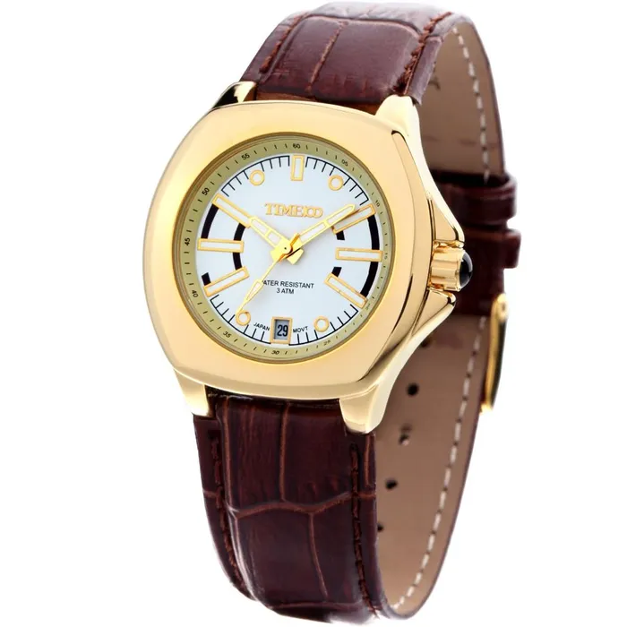 New Women Gold Alloy Case Brown Leather Strap Watch sparklingselections Watches New Women Gold Alloy Case Brown Leather Strap Watch sparklingselections Watches