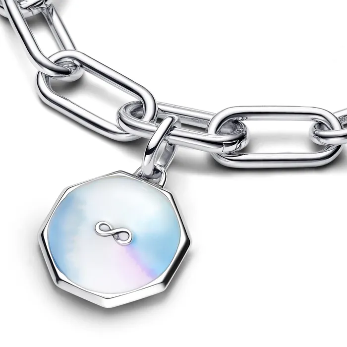 Pandora ME Infinity Medallion Charm Pandora Charm Necklaces
