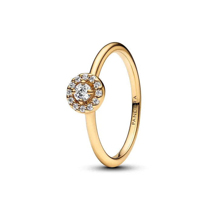 Pandora Rings Pandora Round Pave Halo Ring