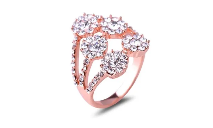 Rose Gold Color Engagement Ring sparklingselections Rings
